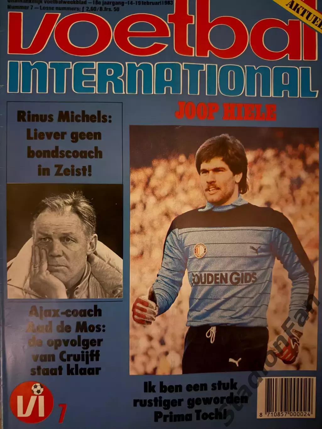 8 журналов Voetbal nr.1,2,3,4,5,6,7,8 - 1983 6