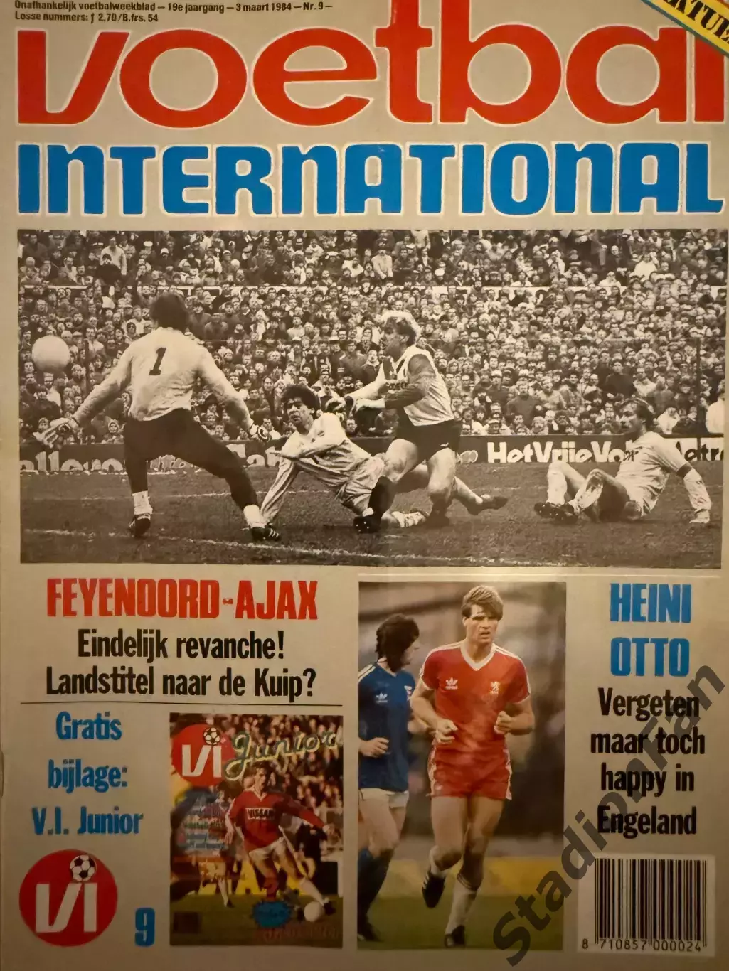 Журнал Voetbal nr.9 - 1984