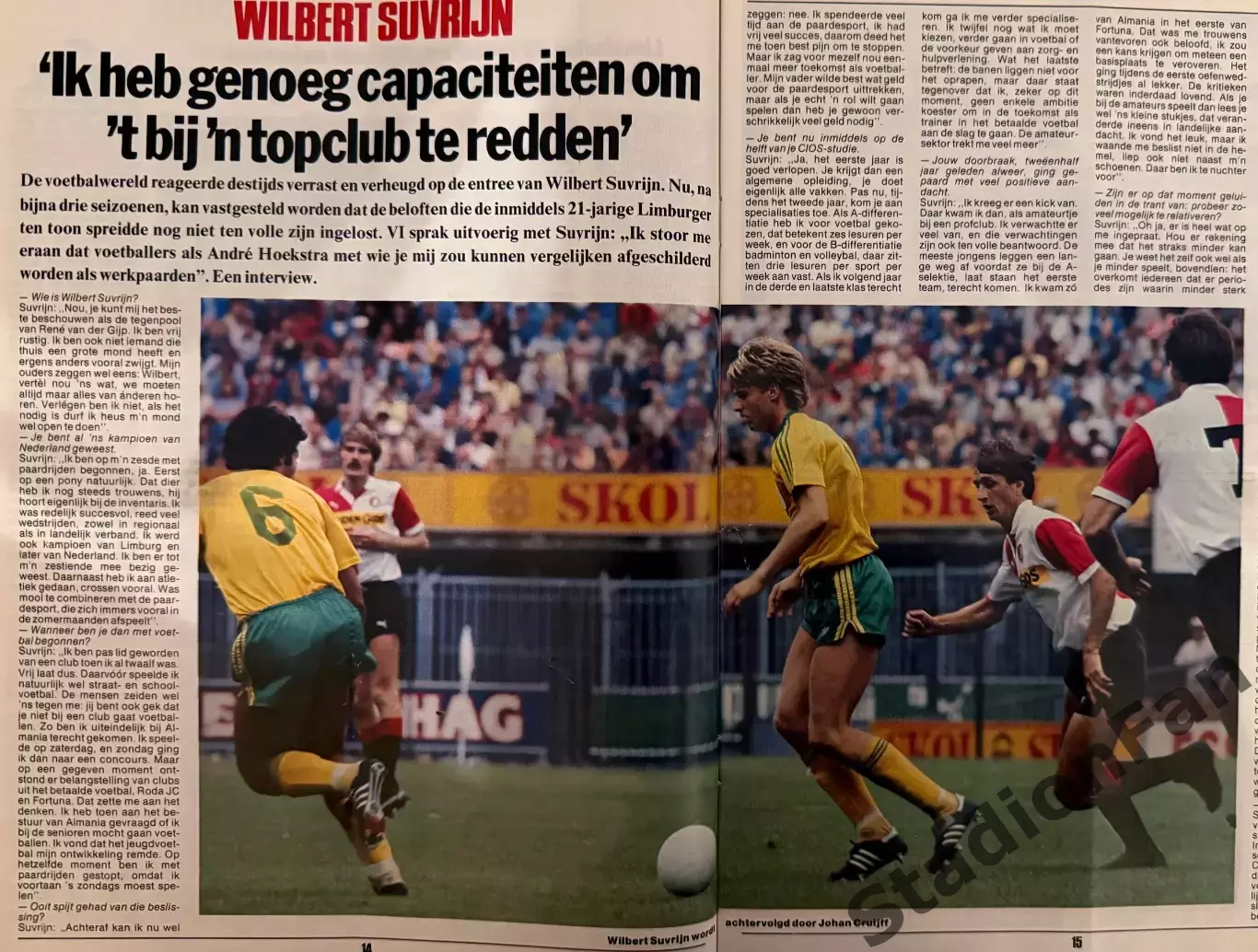 Журнал Voetbal nr.9 - 1984 1