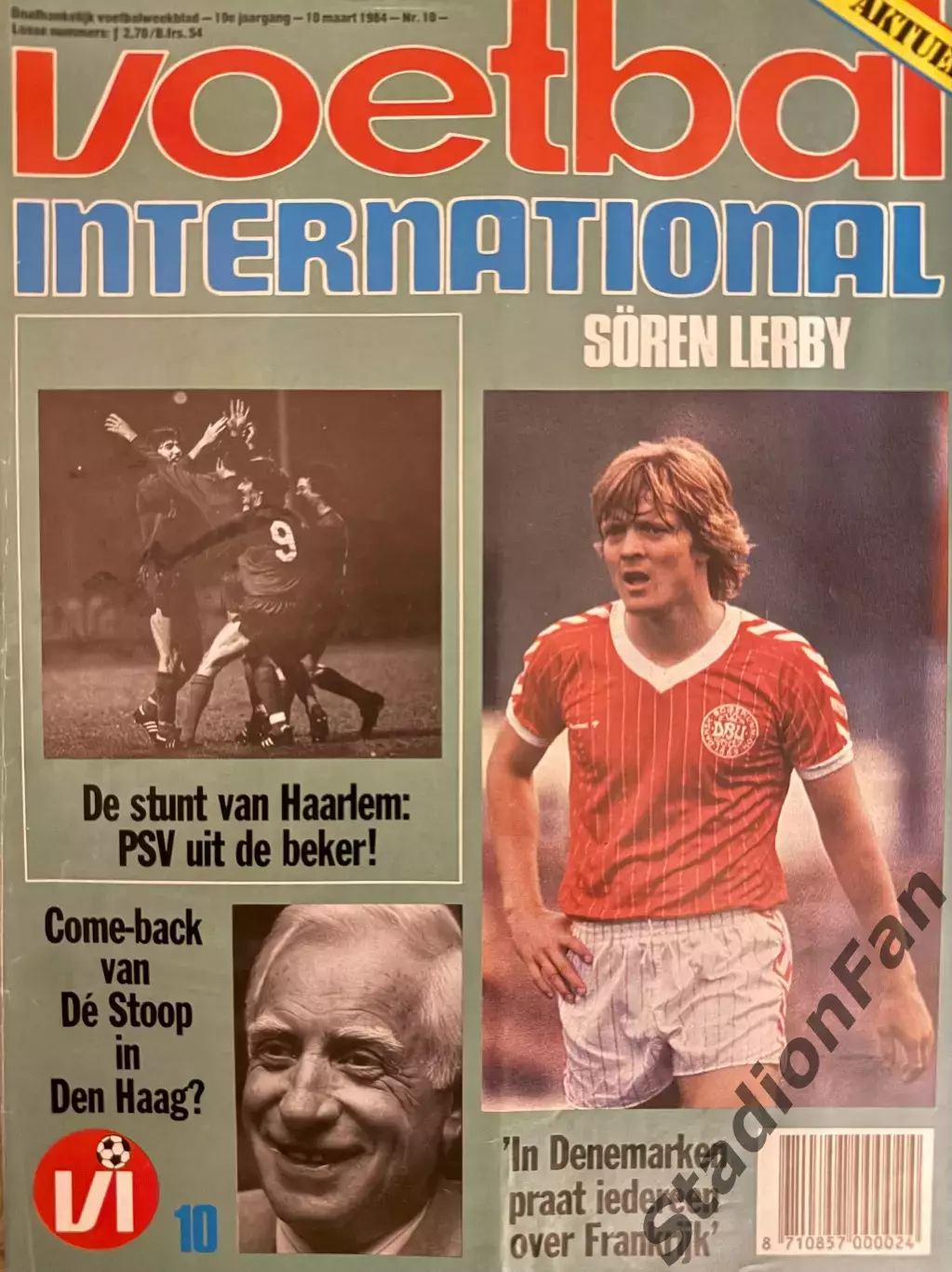 Журнал Voetbal nr.10 - 1984