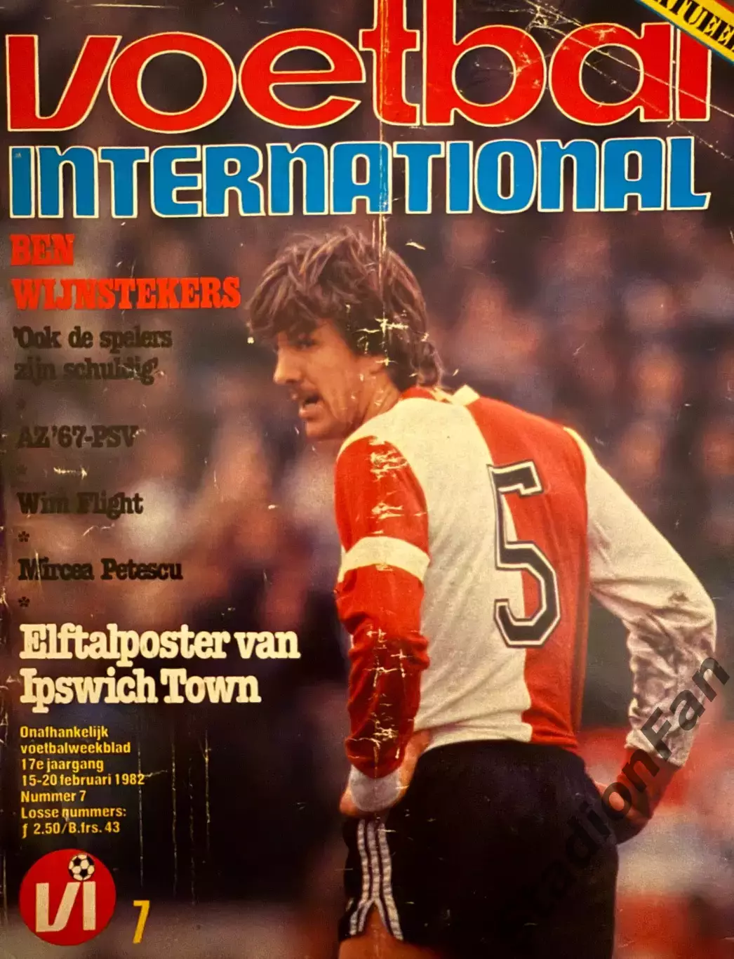 Журнал Voetbal nr.7 - 1982