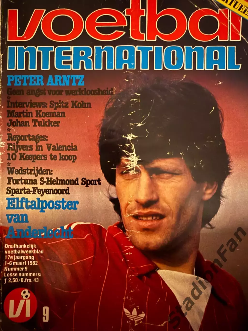 Журнал Voetbal nr.9 - 1982