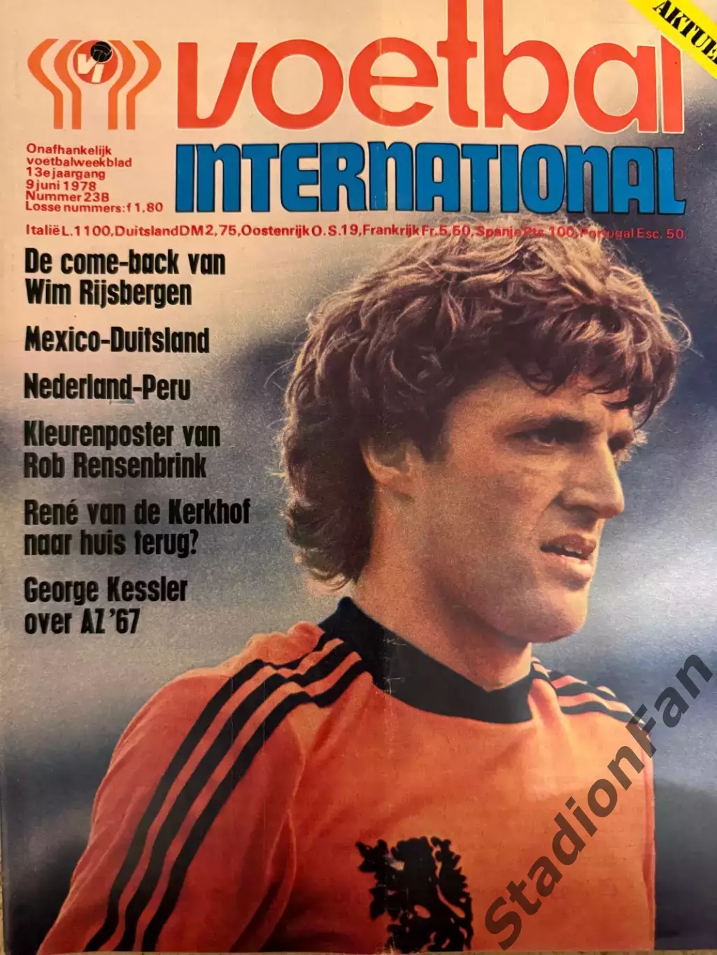 Журнал Voetbal nr.23B-1978