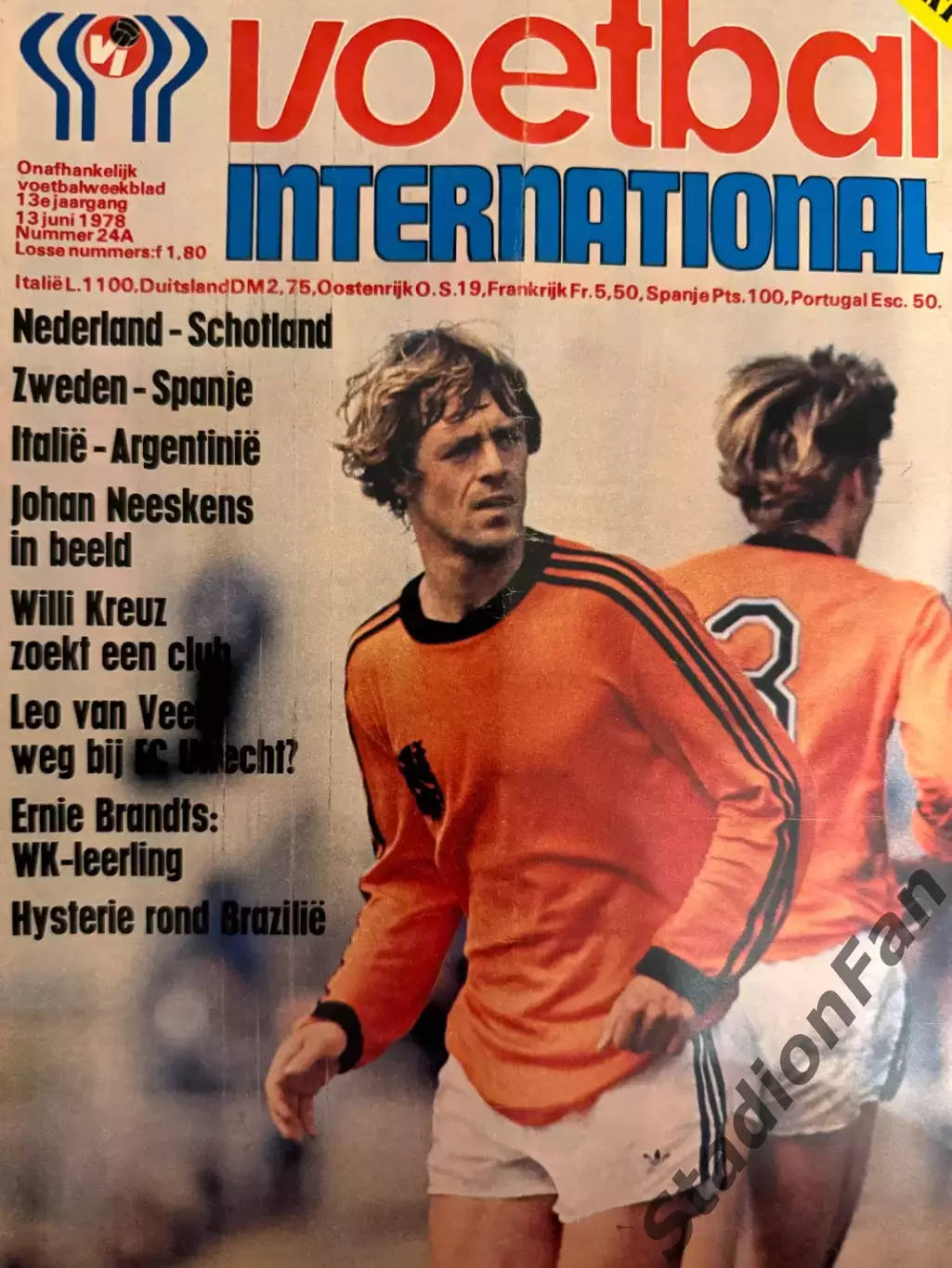 Журнал Voetbal nr.24A-1978