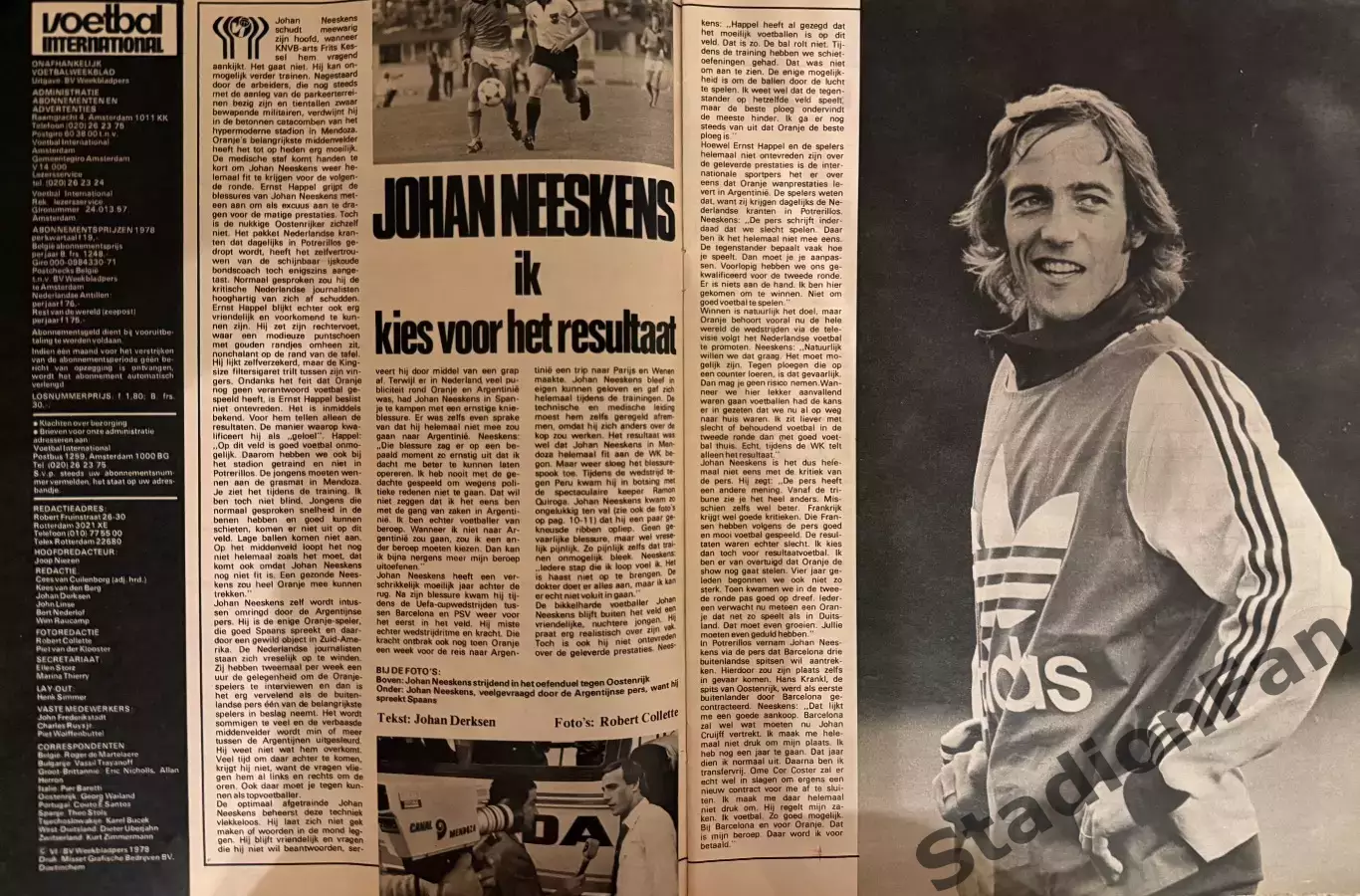 Журнал Voetbal nr.24A-1978 1