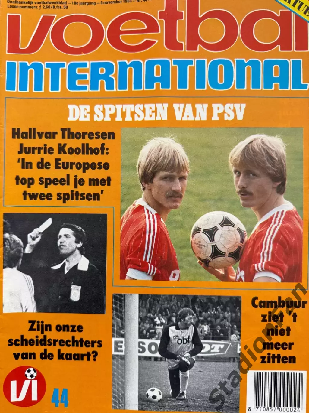8 журналов Voetbal nr.43,44,45,46,47,48,49,50 - 1983 1