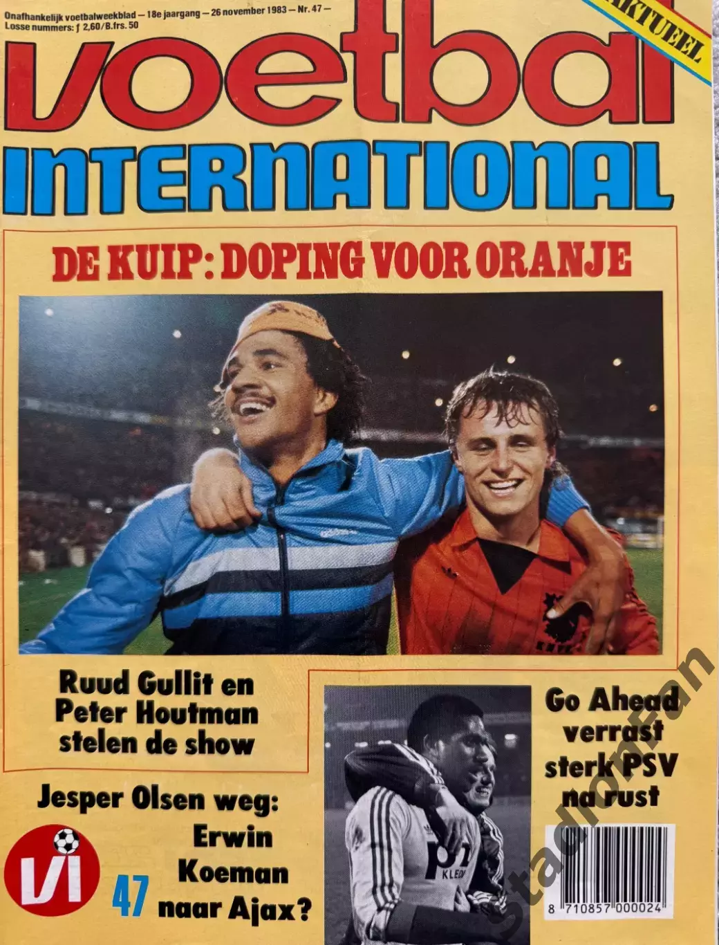 8 журналов Voetbal nr.43,44,45,46,47,48,49,50 - 1983 4