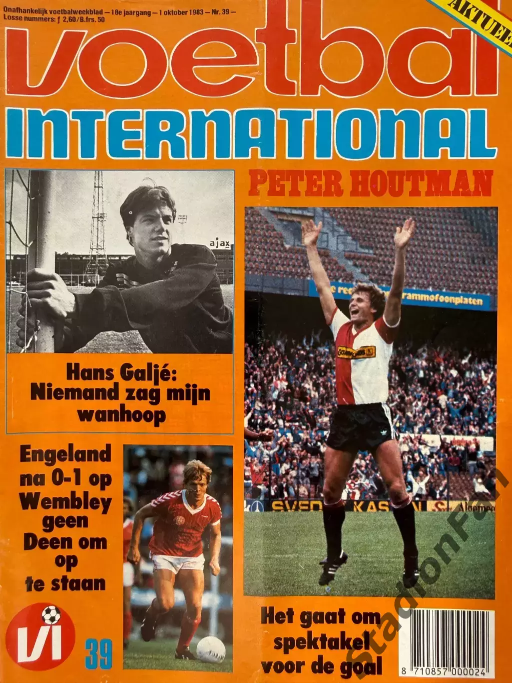 8 журналов Voetbal nr.35,36,37,38,39,40,41,42 - 1983 4
