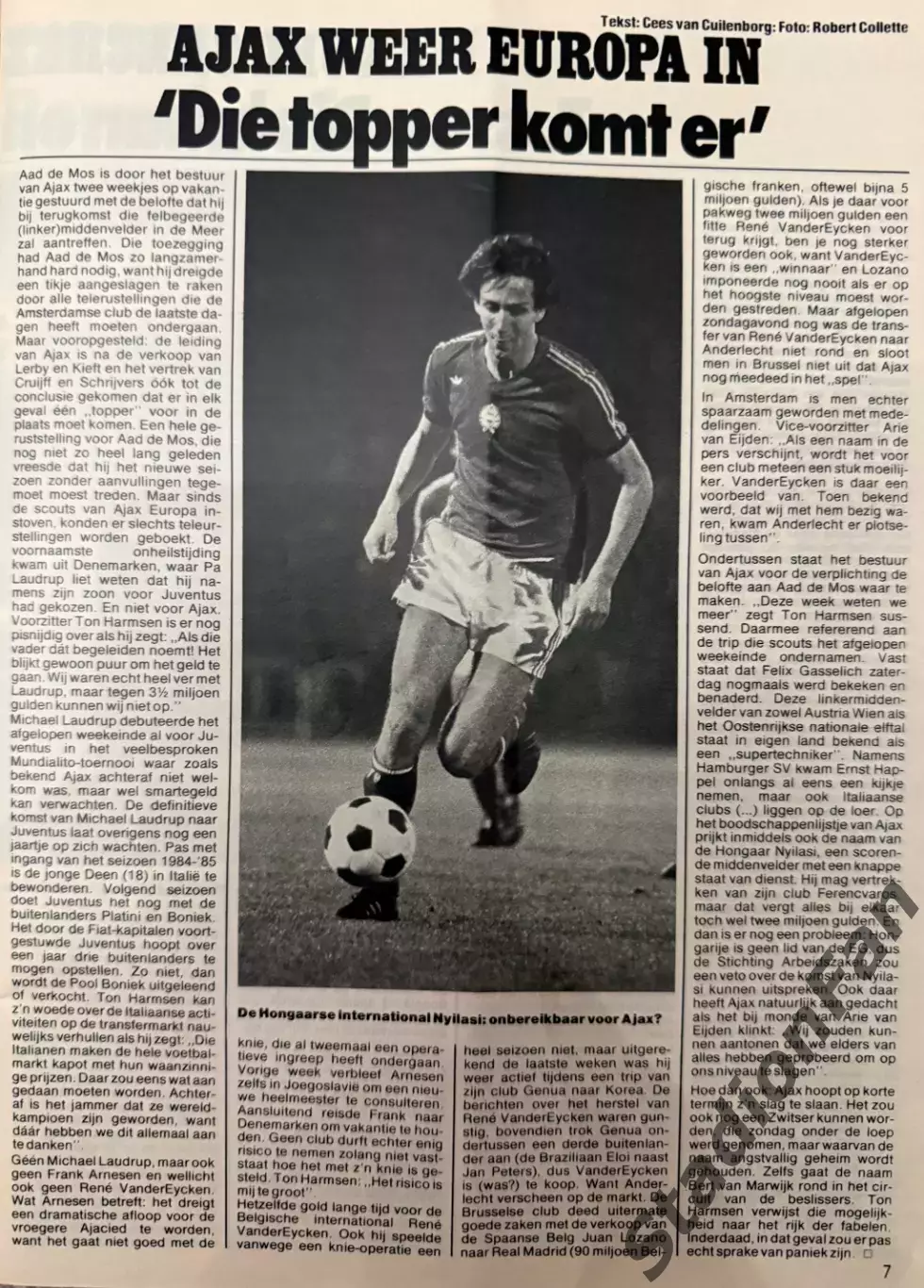 Журнал Voetbal nr.26-1983 5