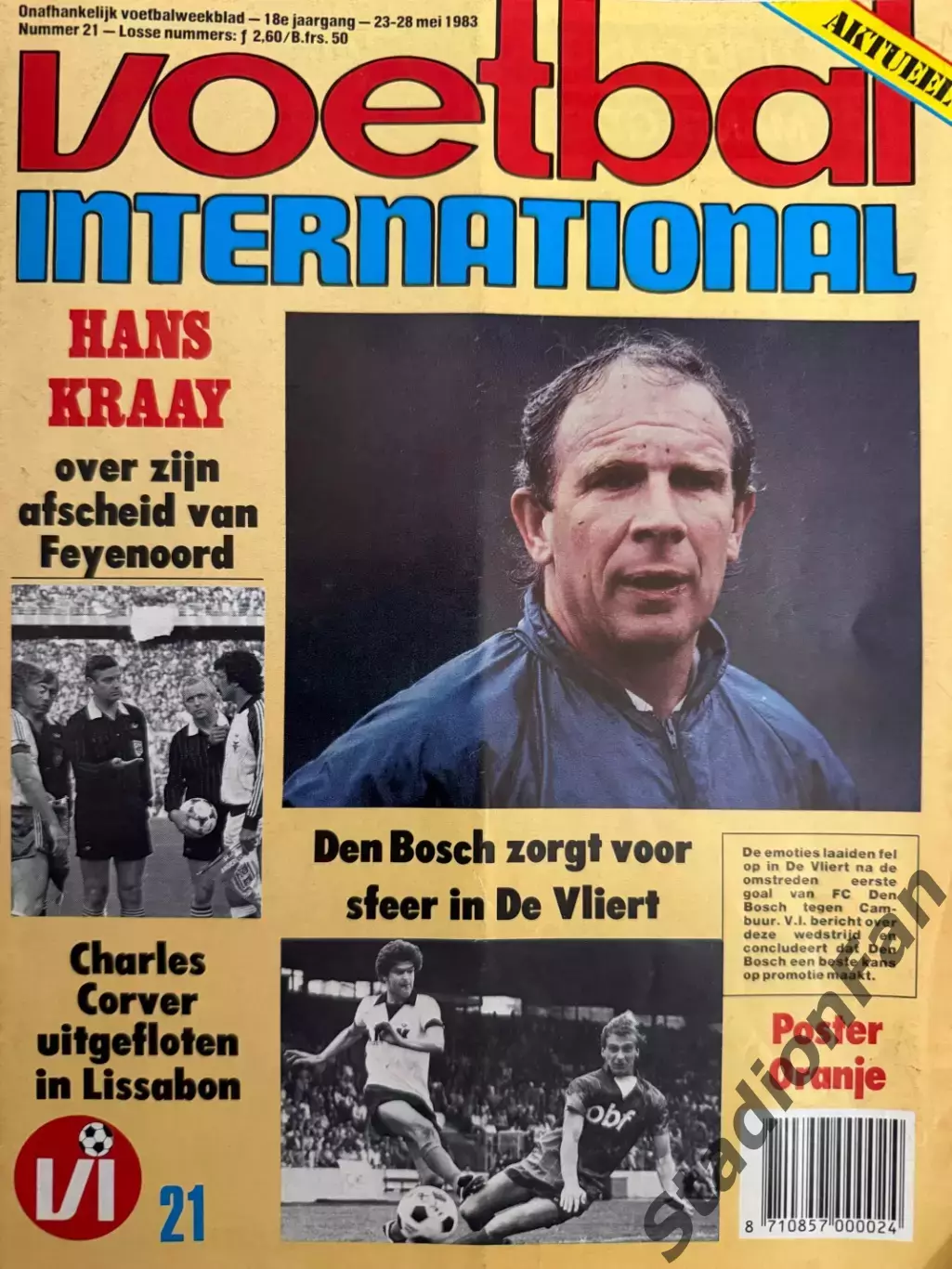 8 журналов Voetbal nr.15,16,18,21,25,31,32,34 - 1983 3