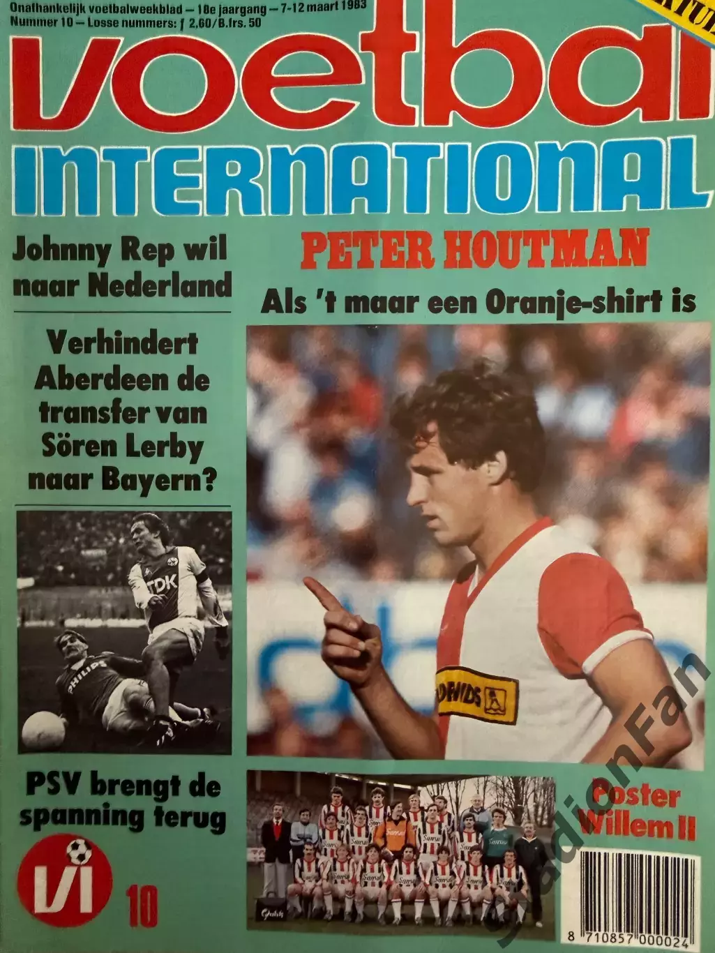 8 журналов Voetbal nr.6,7,8,9,10,11,12,13 - 1983 4