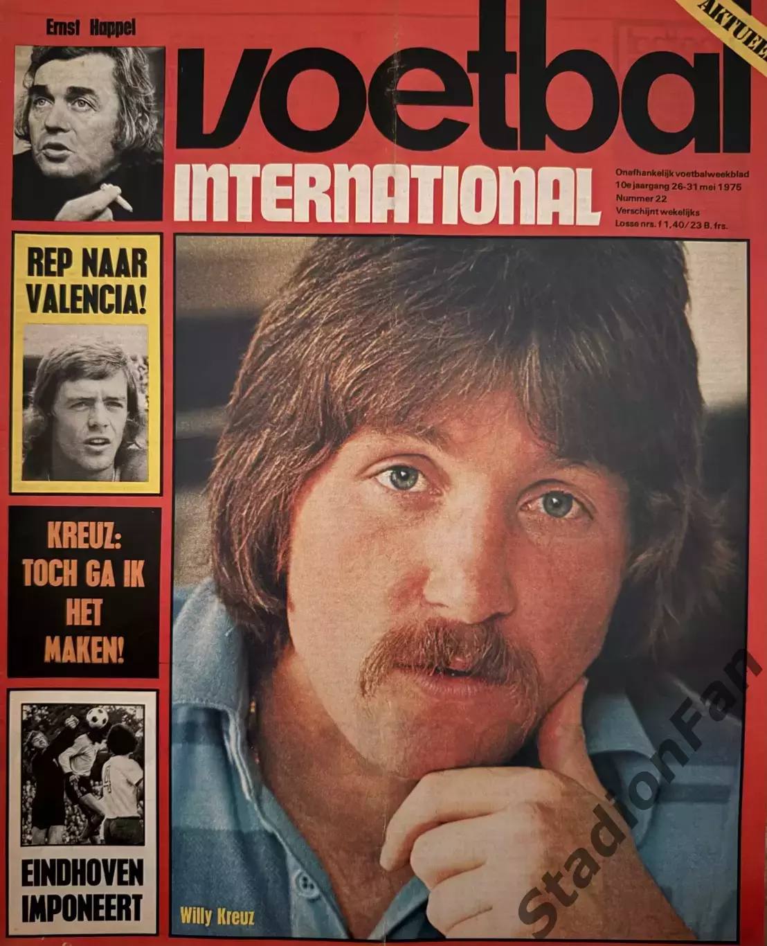 6 журналов Voetbal nr.4,5,7,12,22,24 - 1975 4