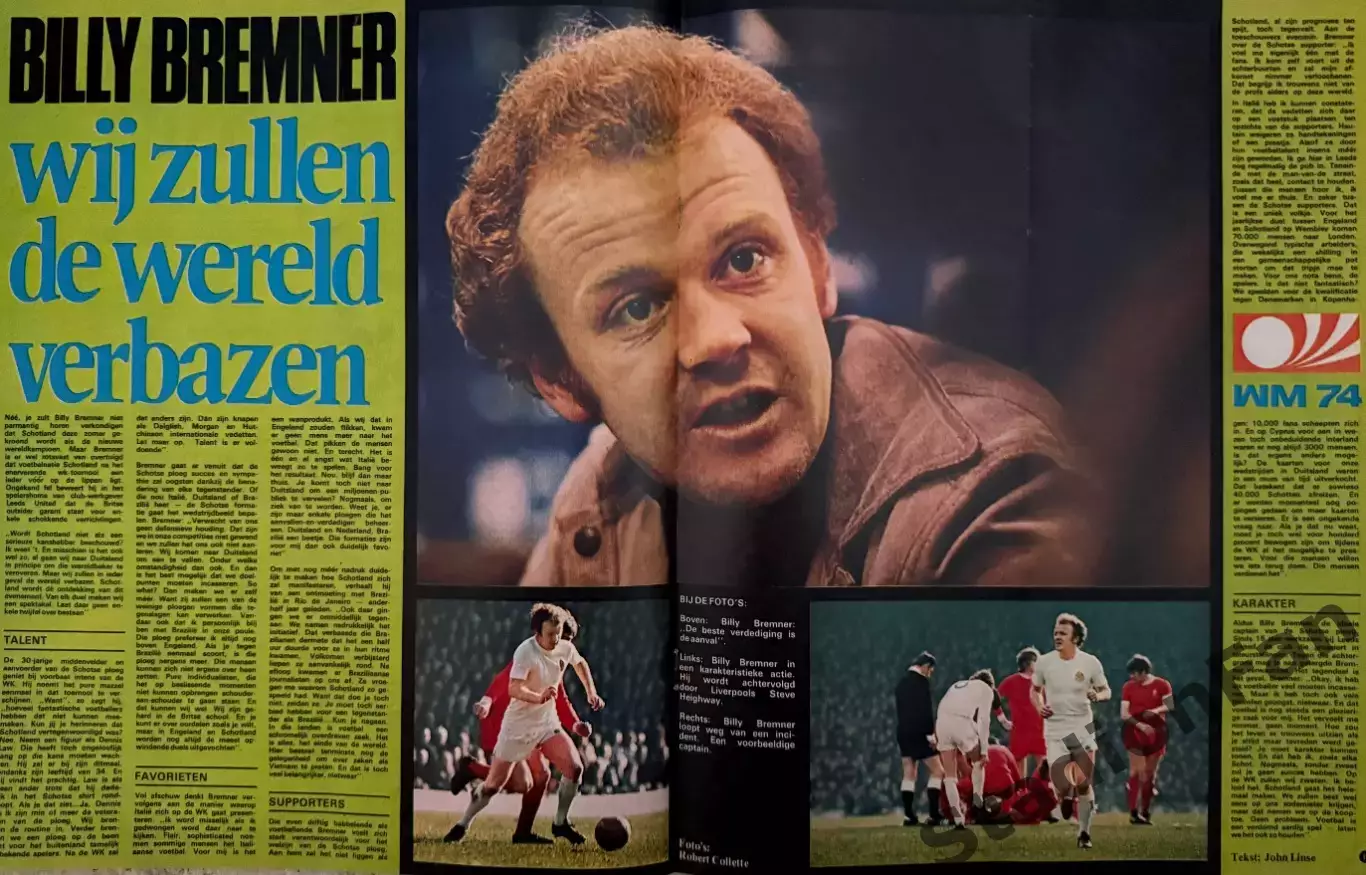 2 журнала Voetbal nr.15,35 - 1974 1