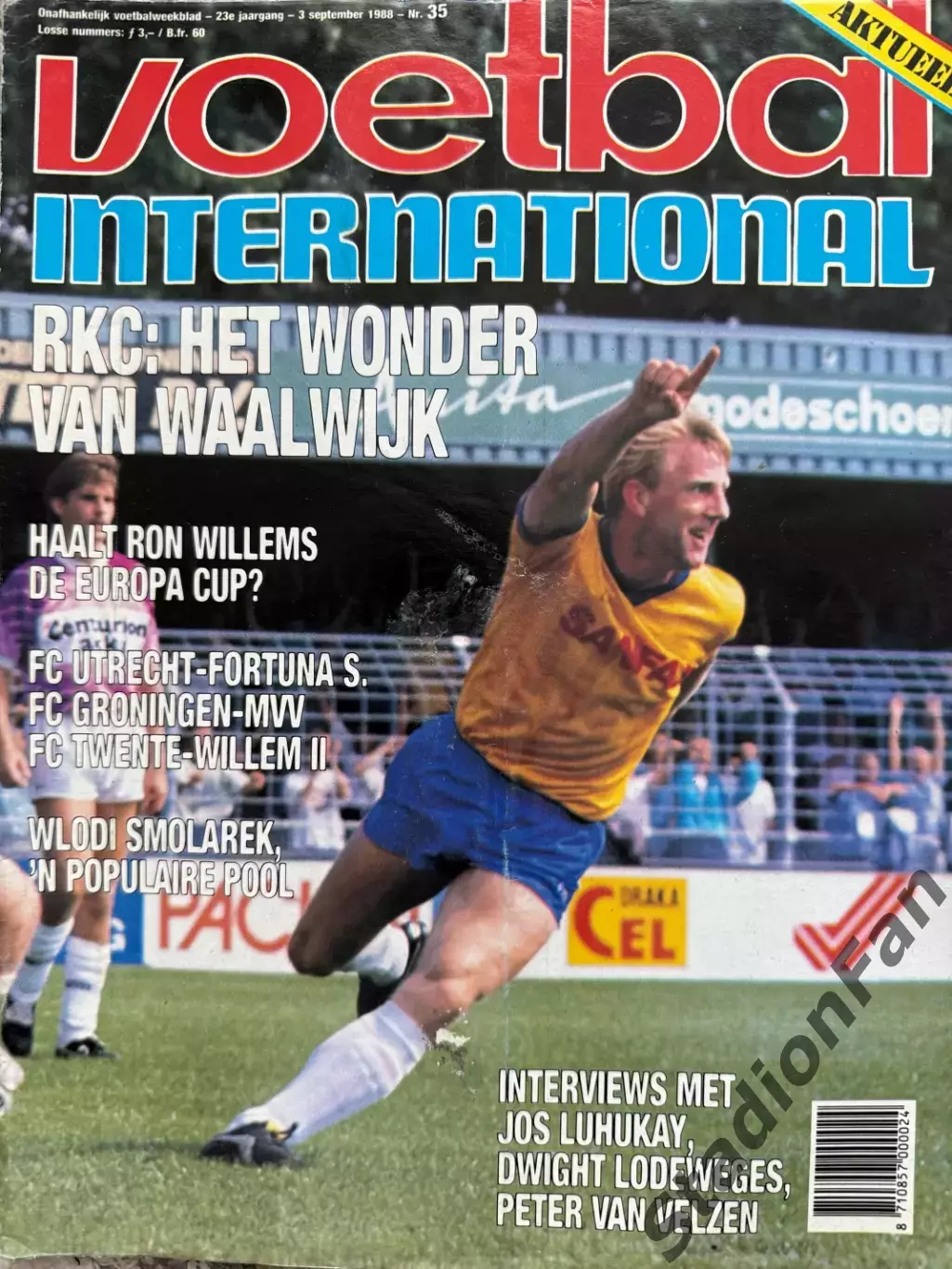 8 журналов Voetbal nr.3,4,6,11,12,31,34,35 -1988 7
