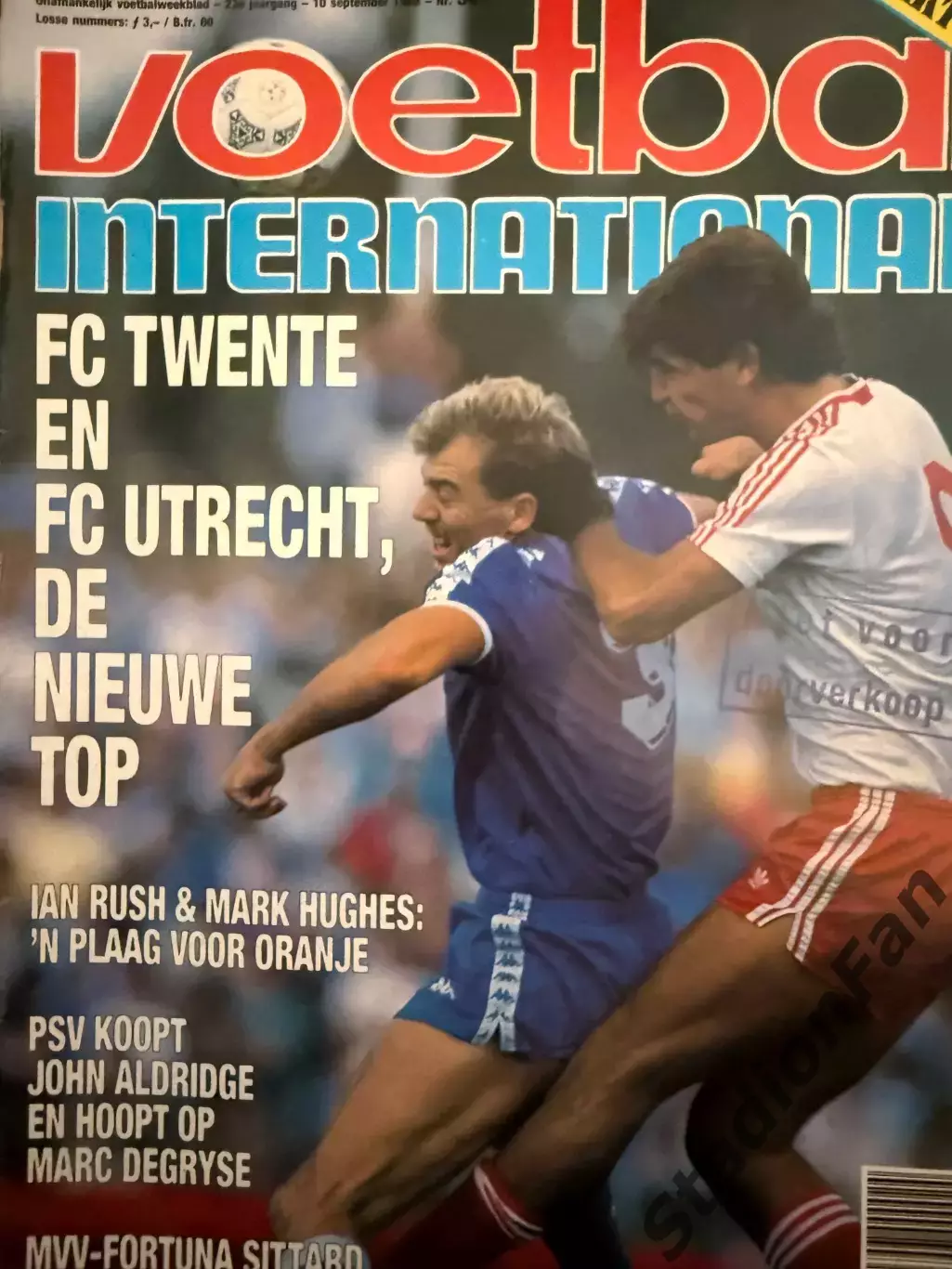 8 журналов Voetbal nr.36,37,38,39,40,41,44,45 -1988 2