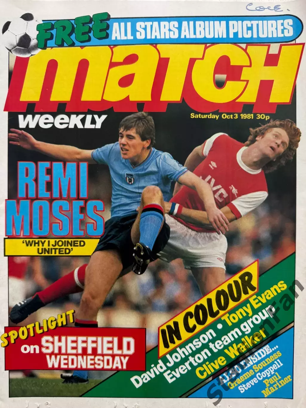 Журнал MATCH - 1981,October 3