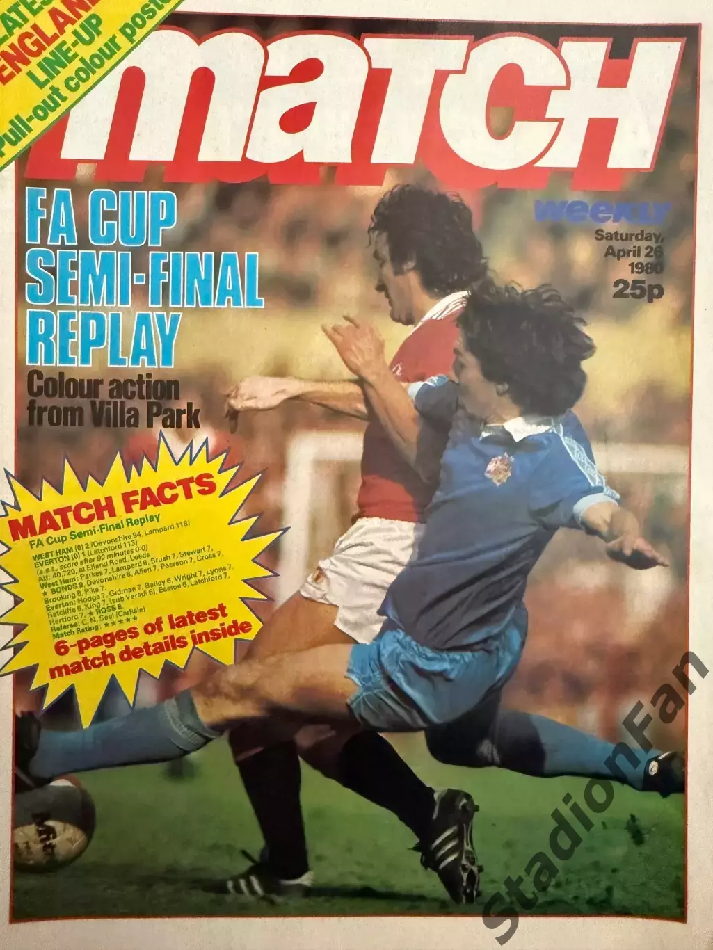 Журнал MATCH - 1980, April 26