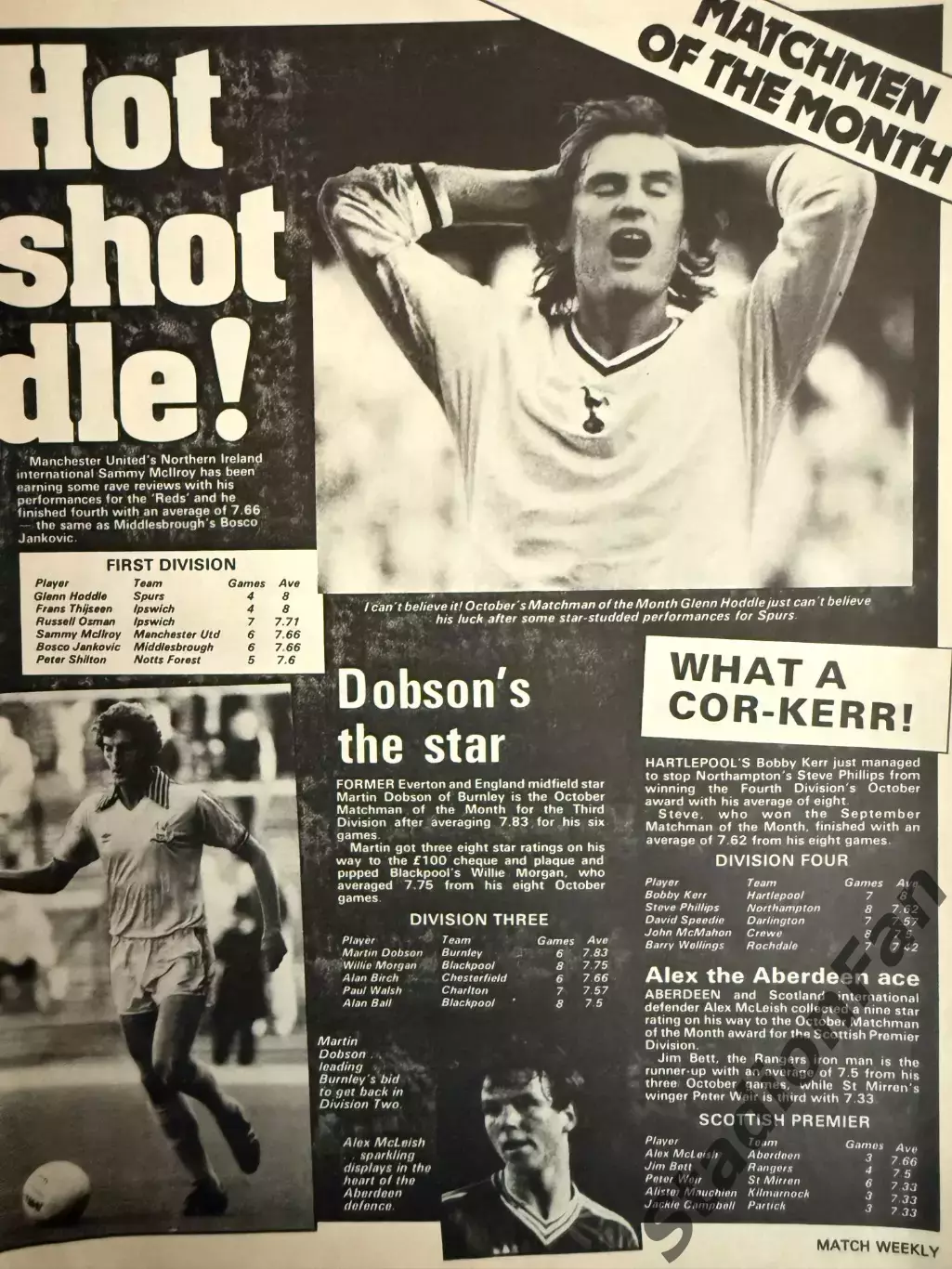 Журнал MATCH - 1980, November 8 1