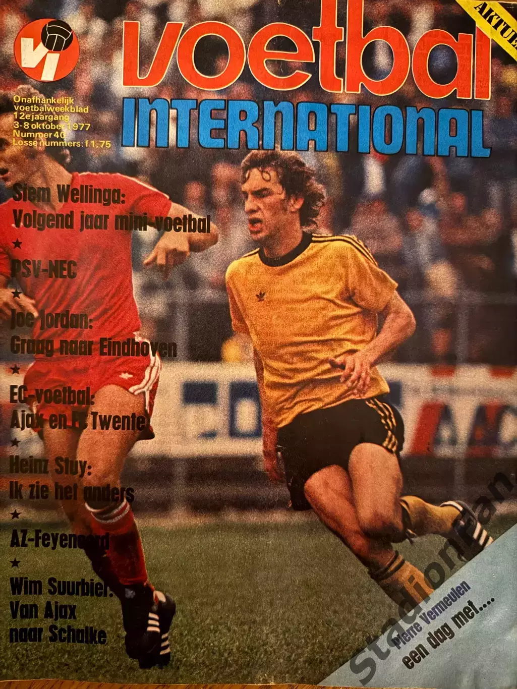 8 журналов Voetbal nr.37,39,40,41,43,45,47,52-1977 2