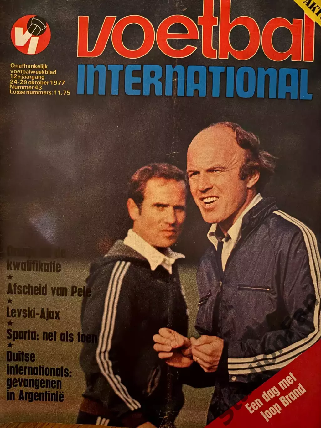 8 журналов Voetbal nr.37,39,40,41,43,45,47,52-1977 4