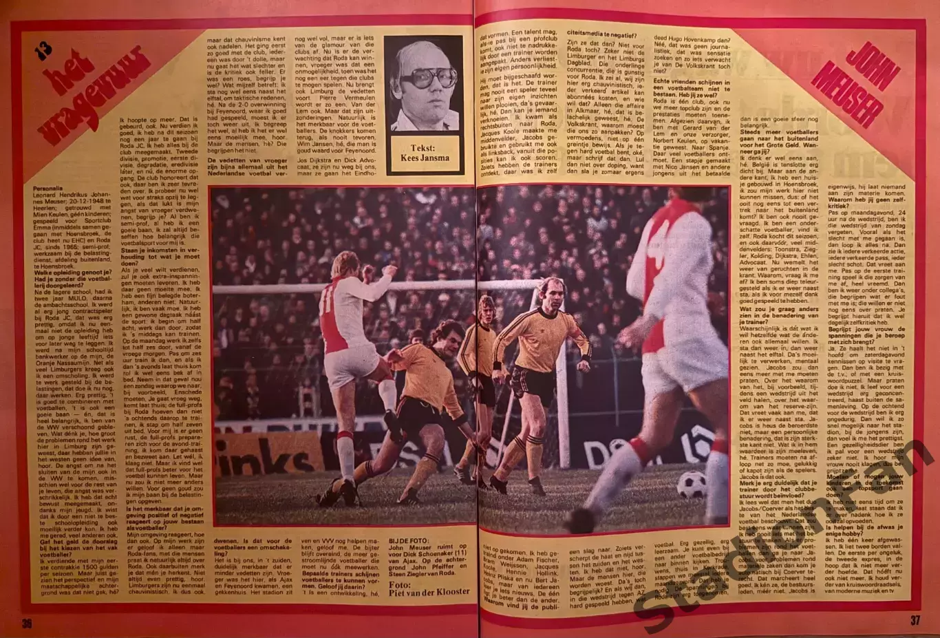 4 журнала Voetbal nr.1,2,3,7 - 1977 1