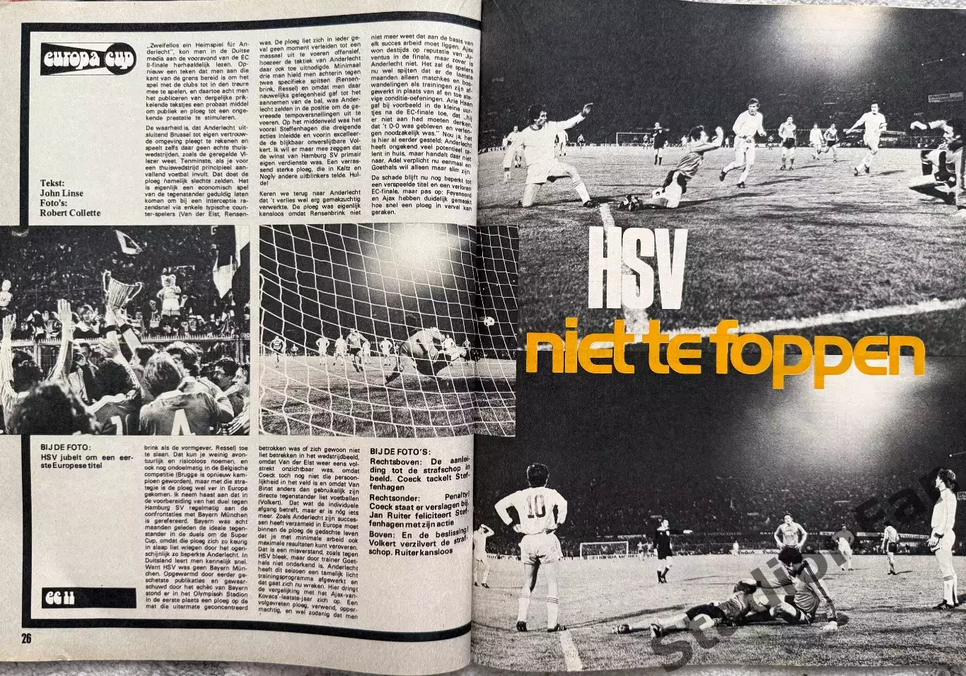 2 журнала Voetbal nr.20,31 - 1977 2