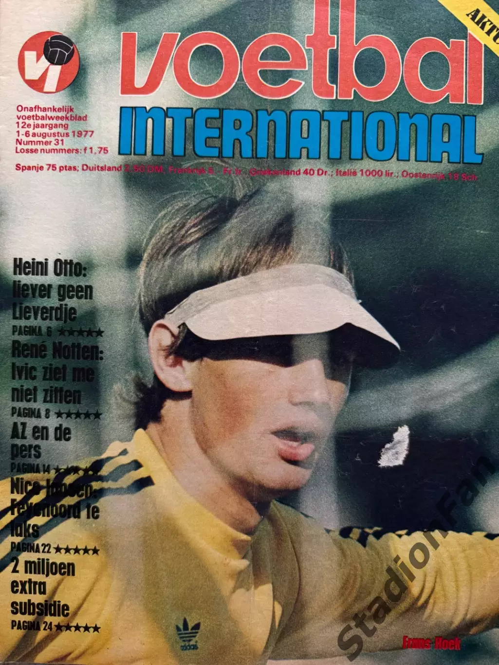 2 журнала Voetbal nr.20,31 - 1977 4