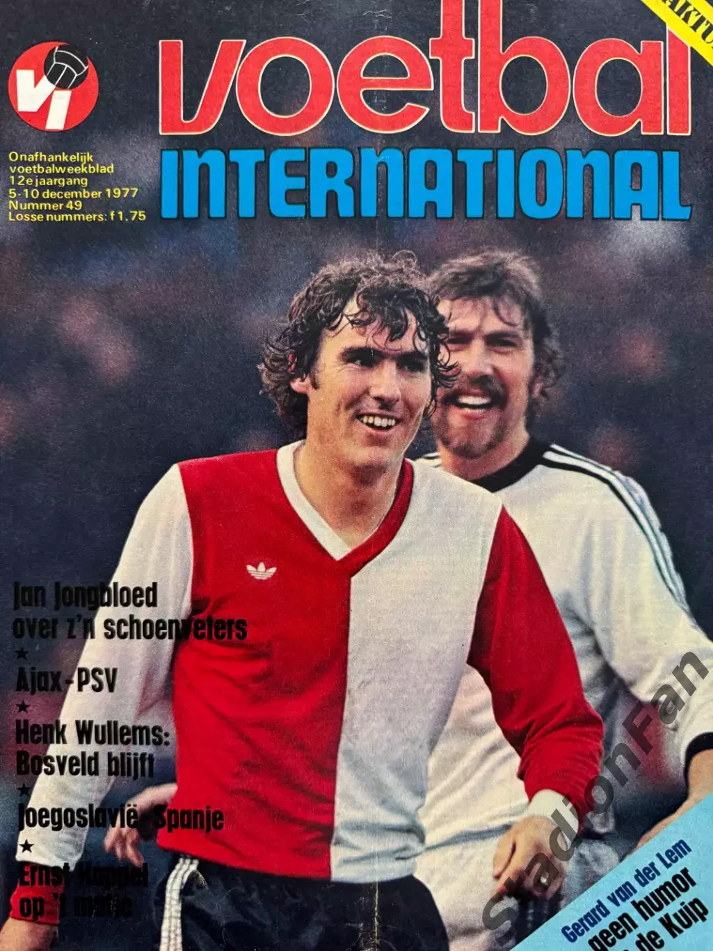 2 журнала Voetbal nr.34,49 - 1977
