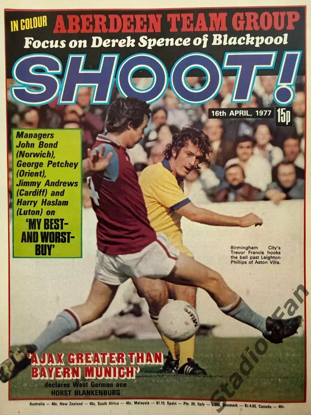 Журнал SHOOT! - 1977 год, 16 April