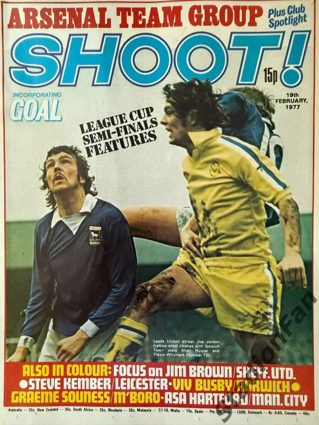 Журнал SHOOT! - 1977 год, 19 February