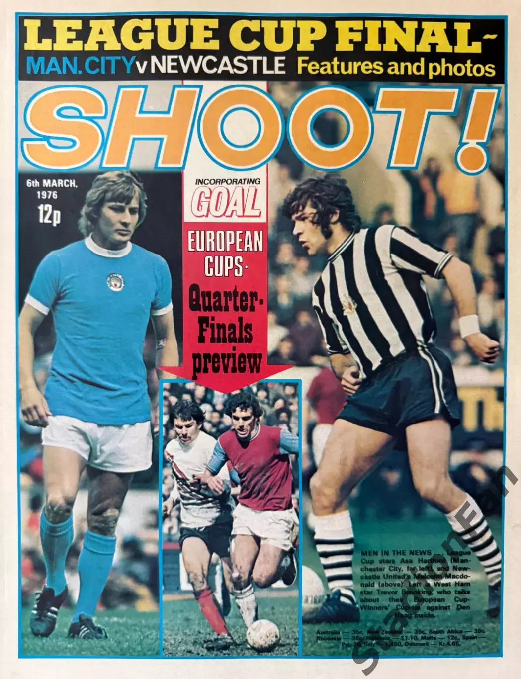 Журнал SHOOT! - 1976, 6 March