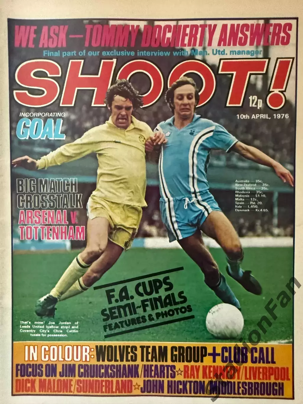 Журнал SHOOT! - 1976, 10 April