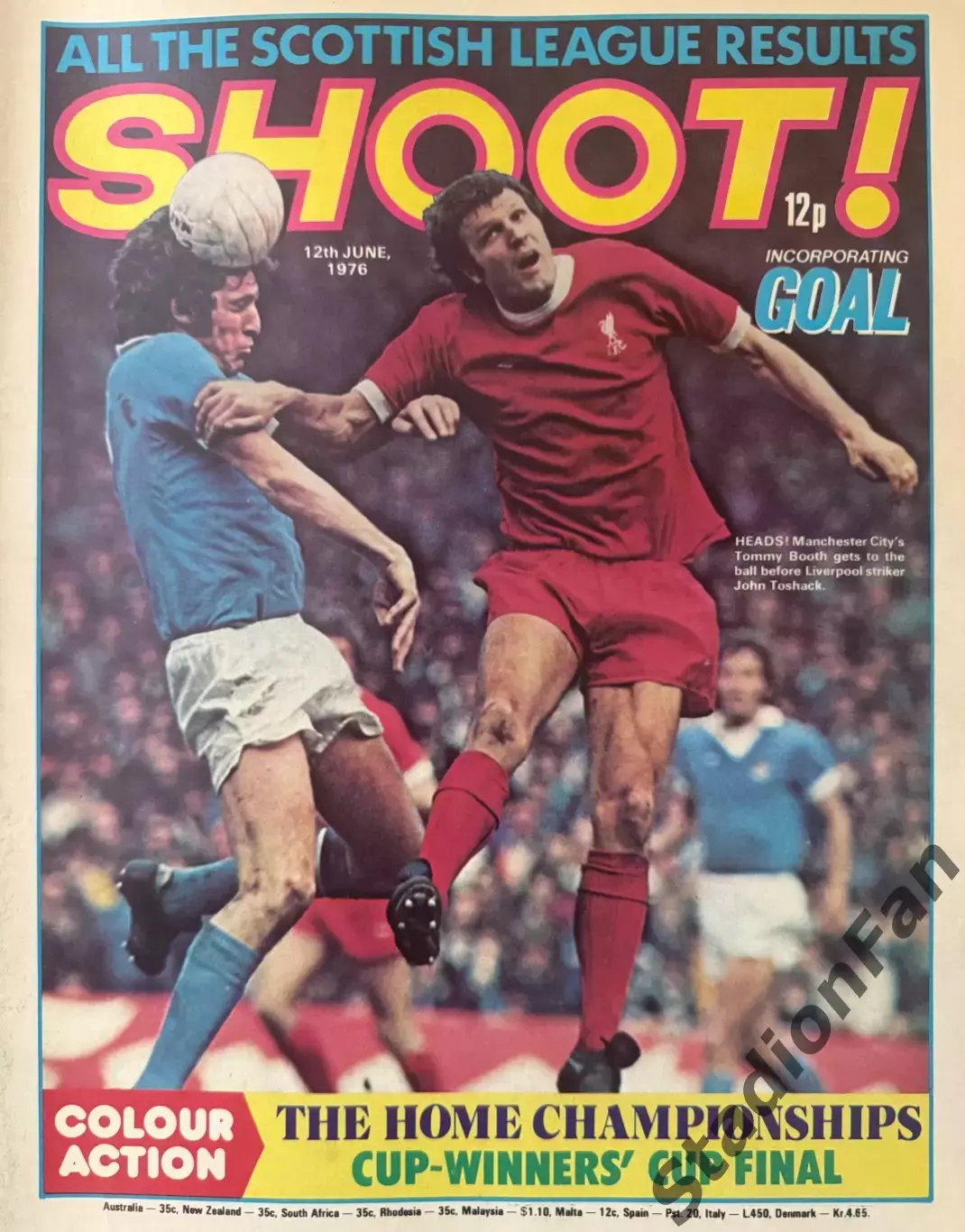 Журнал SHOOT! - 1976, 12 June