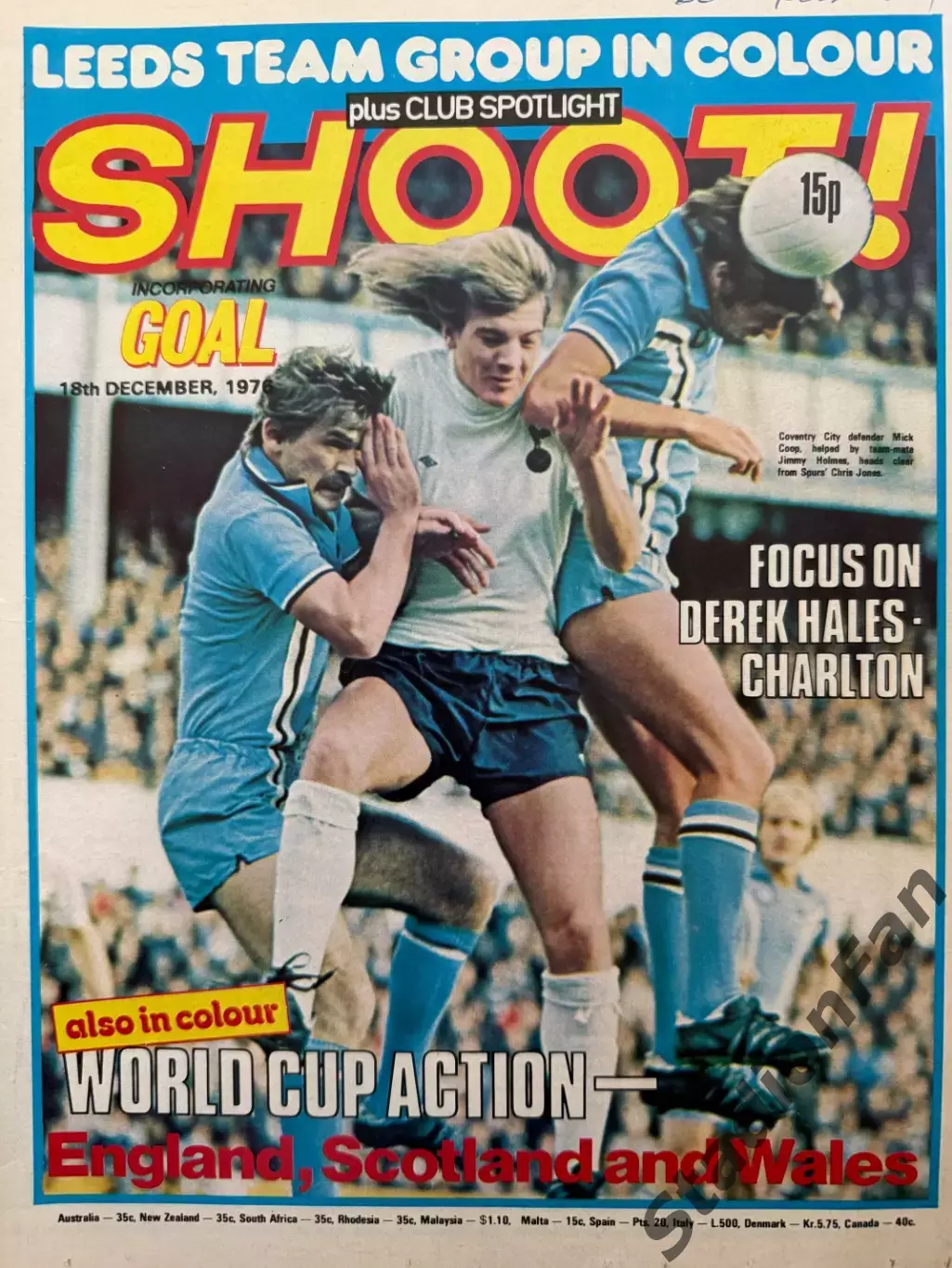 2 Журнала SHOOT! - 1976, 18-25 December