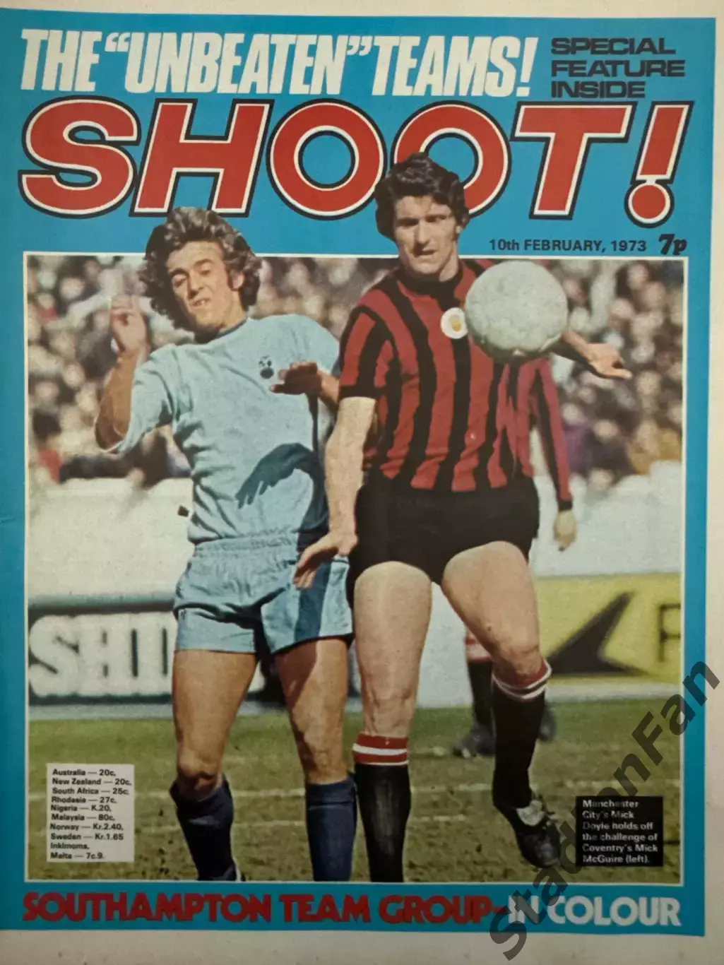 Журнал SHOOT! - 1973, February 10