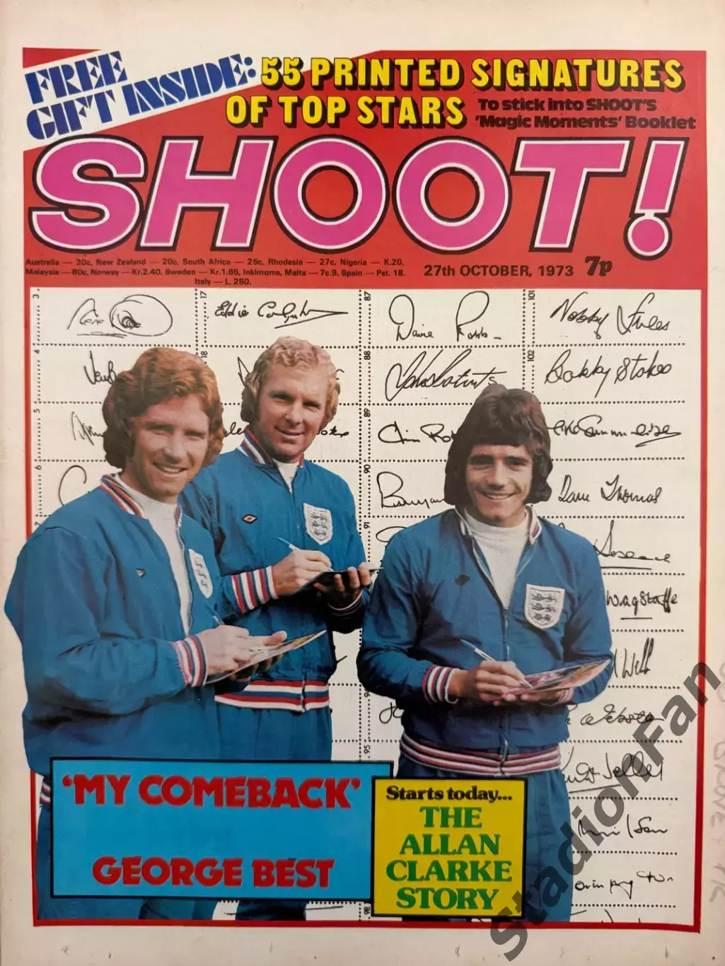 Журнал SHOOT! - 1973, October 27