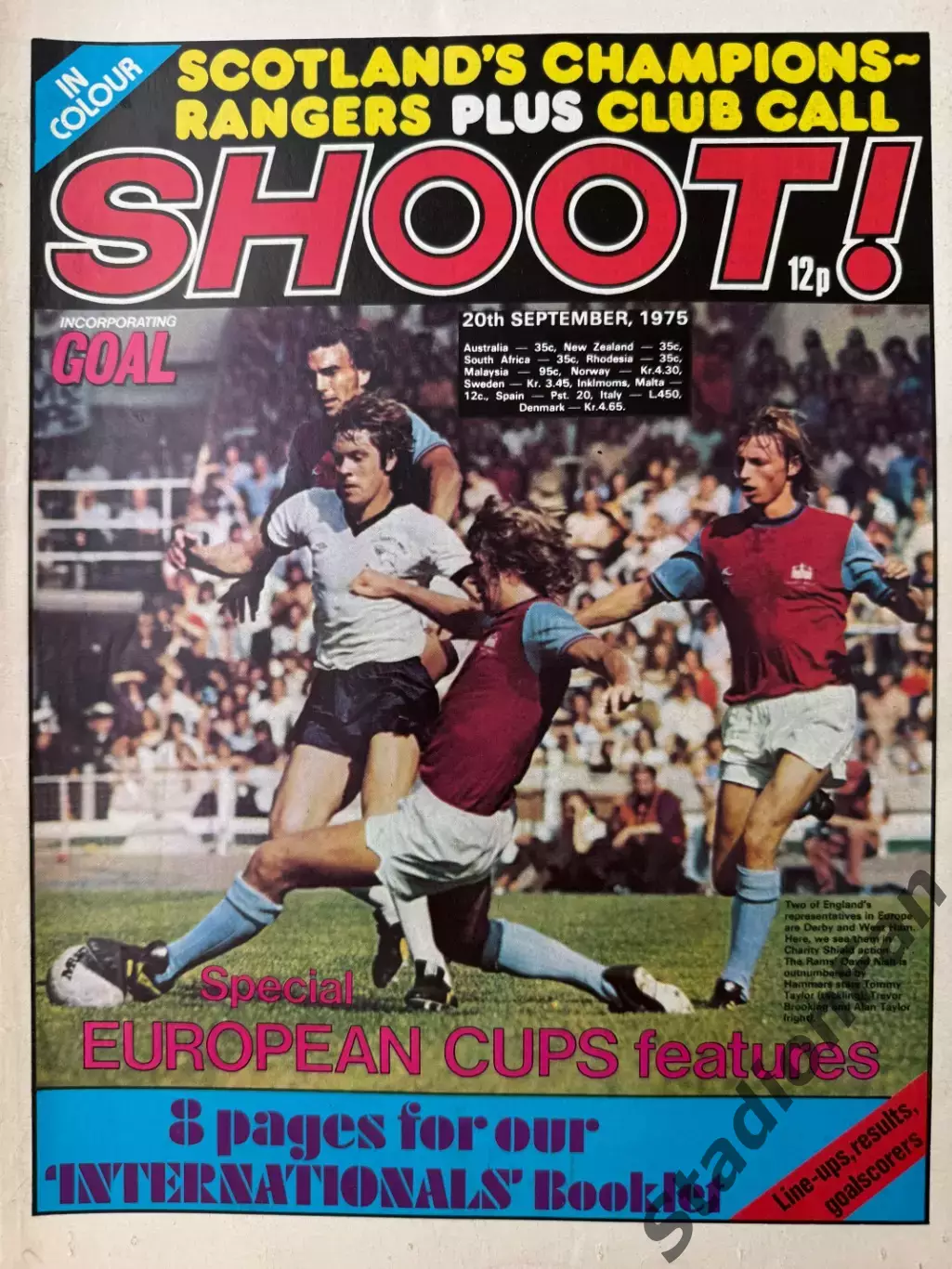 Журнал SHOOT! - 1975, September 20