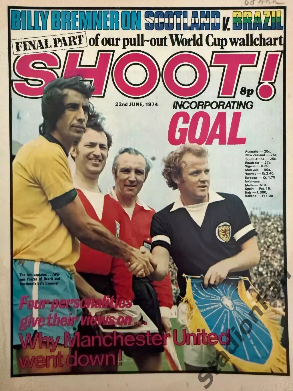 Журнал SHOOT! - 1974, June 22