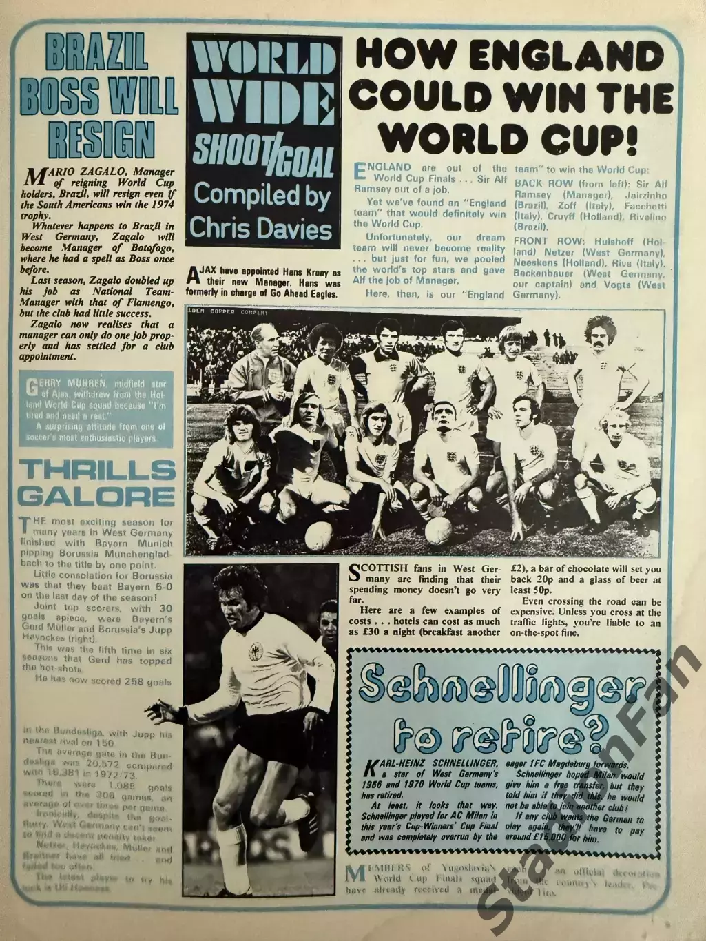Журнал SHOOT! - 1974, June 22 2