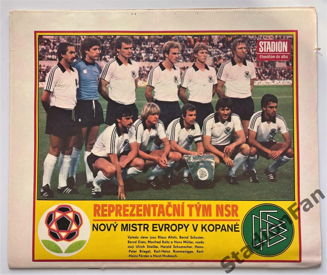 Журнал STADION №28 за 1980 год. 3