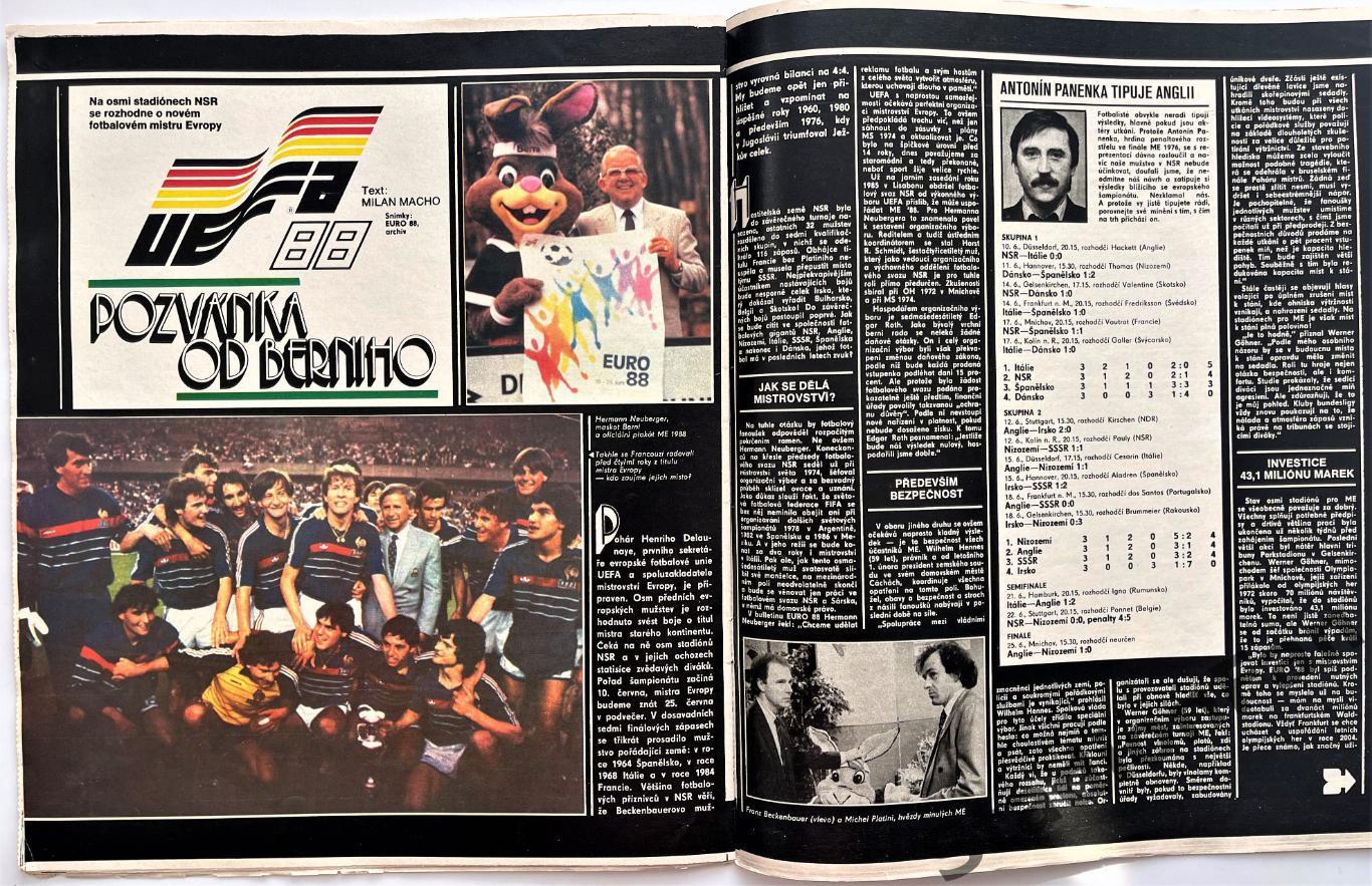Журнал STADION №23 за 1988 год. 1