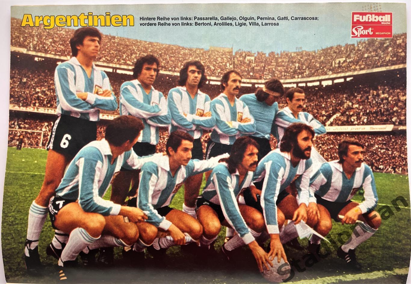 Журнал FUSSBALL WOCHE - ARGENTINA`78 WM. 1
