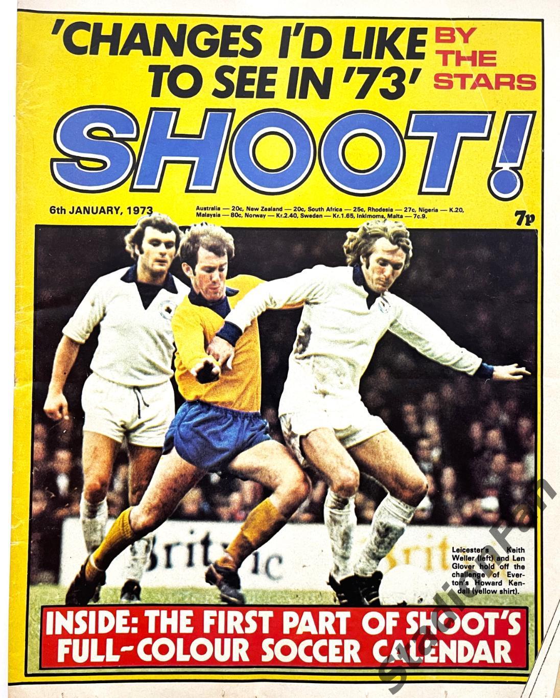 Журнал SHOOT! - 1973 год, от 6 января.