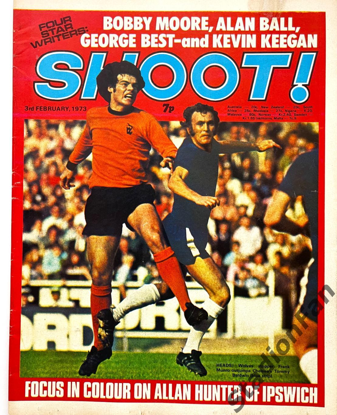 Журнал SHOOT! - 1973 год, от 3 февраля.