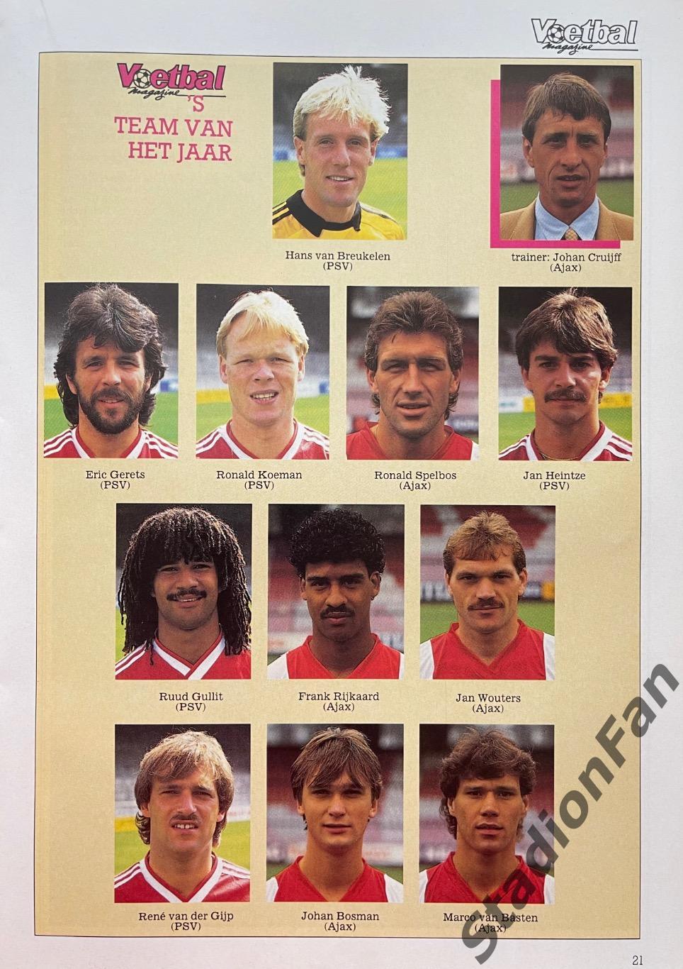 Журнал Voetbal - 1985 год. 1