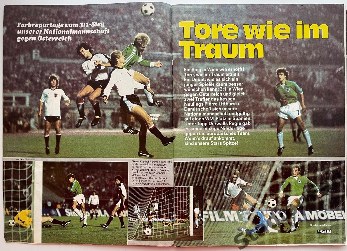 Журнал Fussball magazin nr.6 - 1981 год. 1