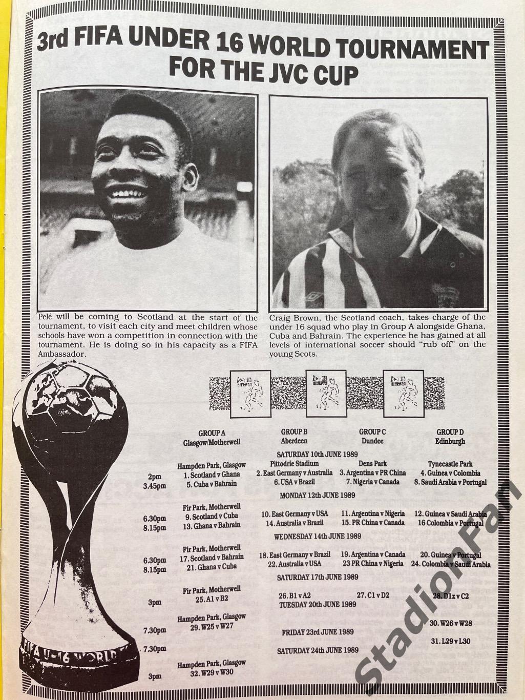 Журнал Scottish Football Today - June 1989. 5