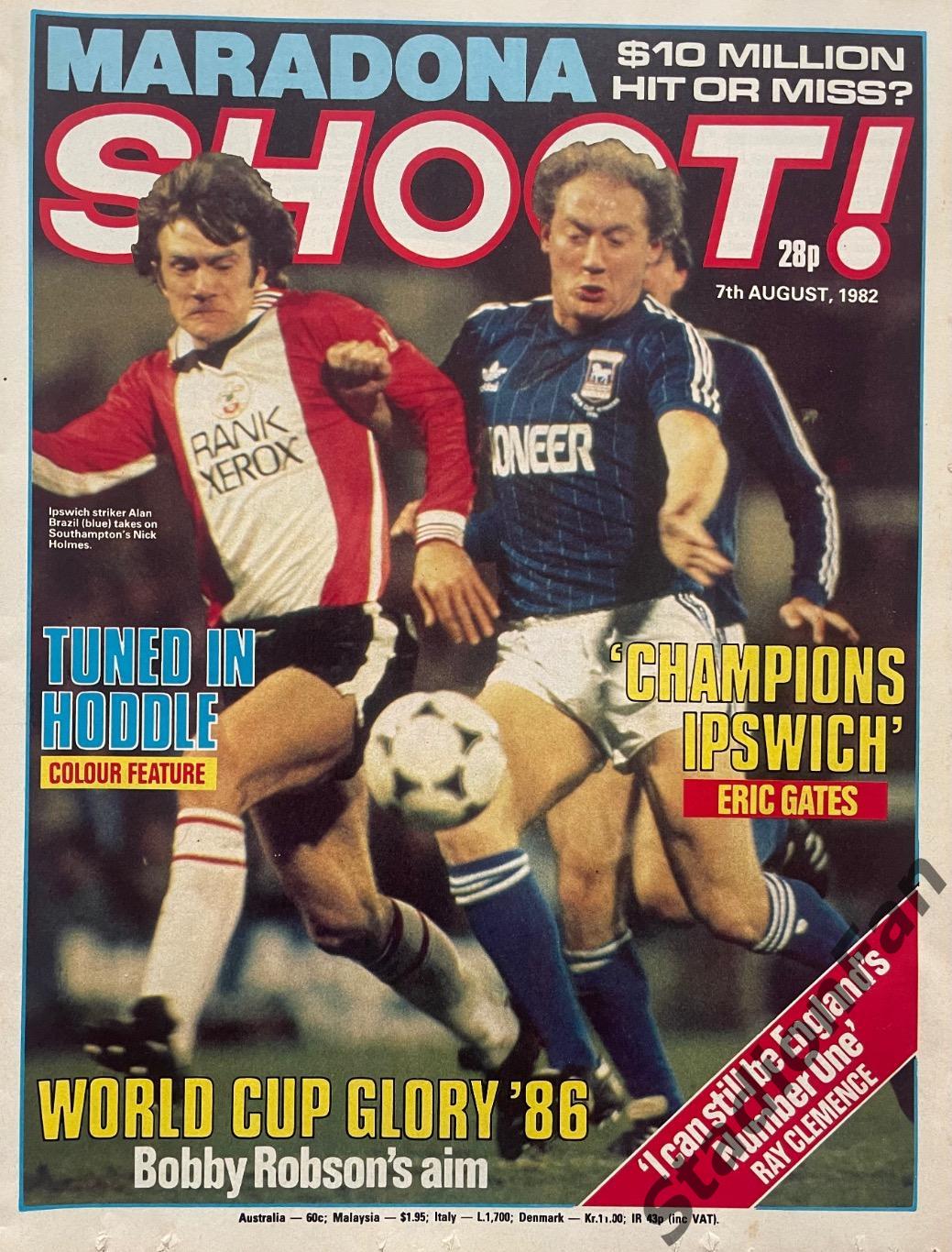Журнал SHOOT! - 1982 год, от 7 августа.