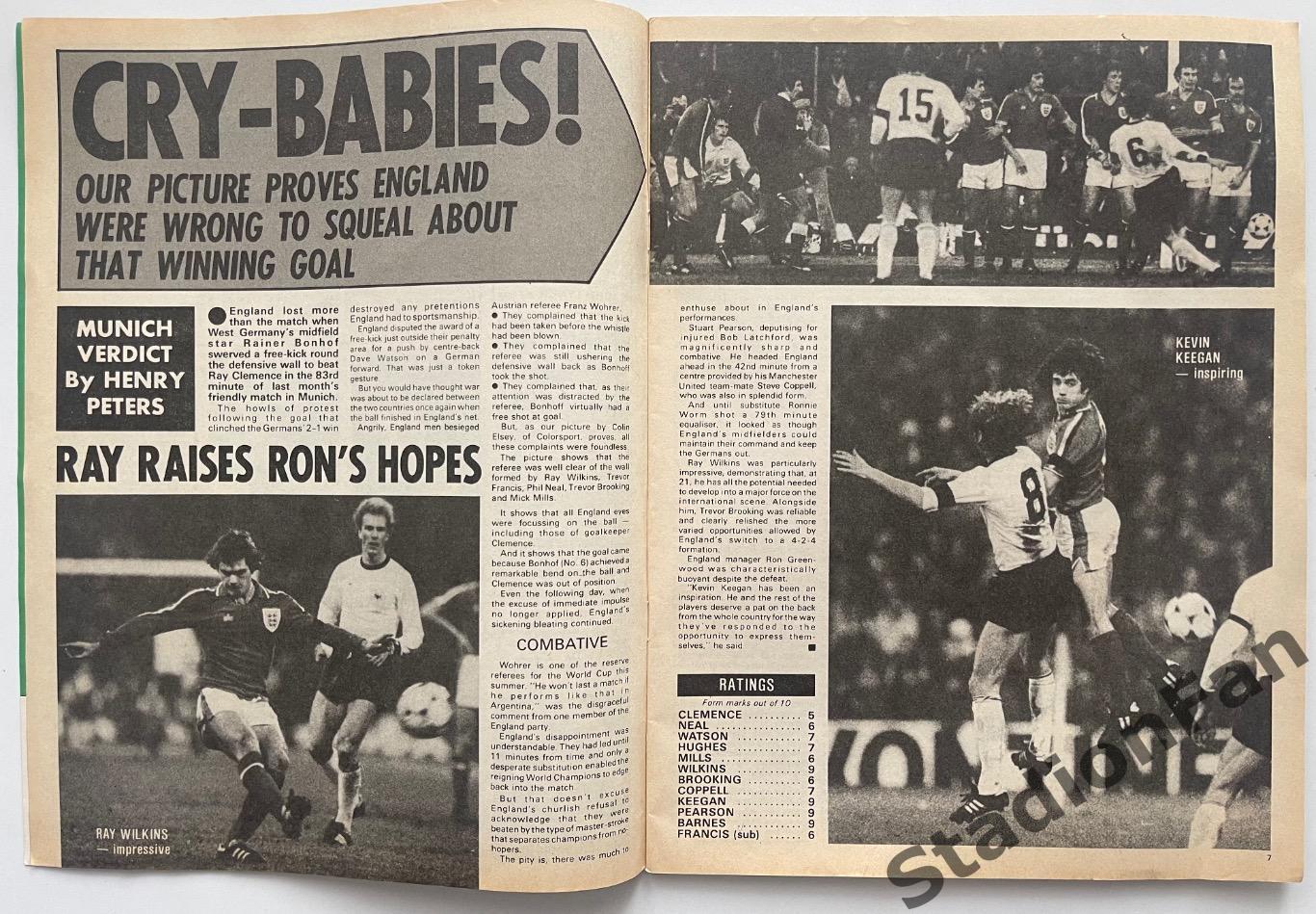 Журнал FOOTBALL - 1978 год, март. 5