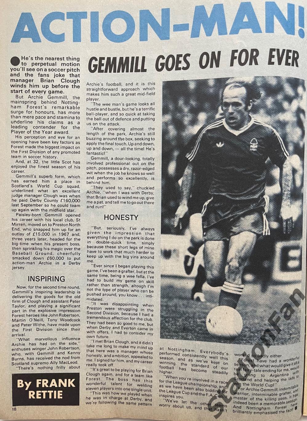 Журнал FOOTBALL - 1978 год, май. 3